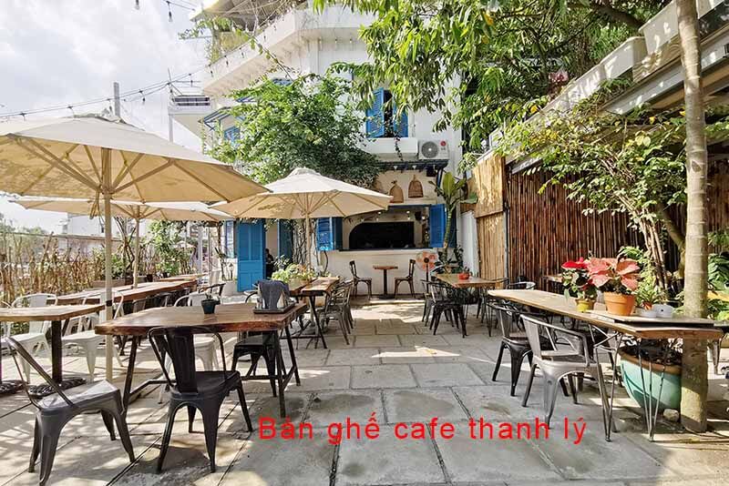 bàn ghế quán cafe thanh lý